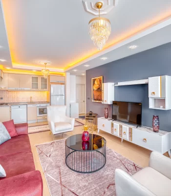 Well-Decorated Home Near The Beaches, Design A Furnished One-Bedroom Apartment For Sale in Alanya