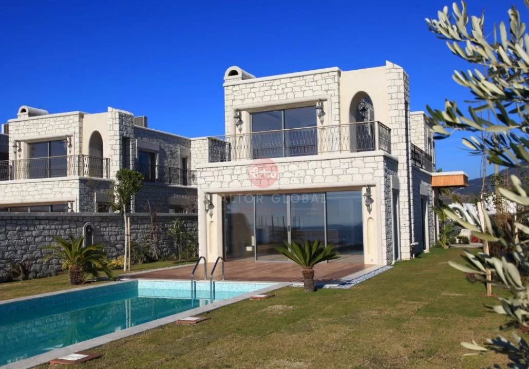 Breathtaking sea view villas for sale in Bodrum