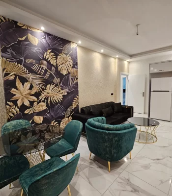Near The Beaches, A Chic Furnished Apartment For Sale in Alanya
