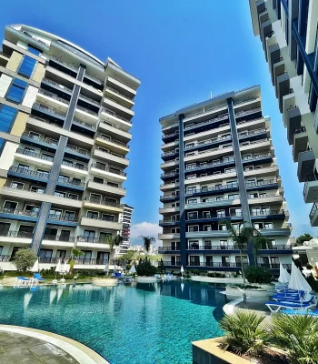 Move Into A Prestigious Furnished One-Bedroom Apartment For Sale in Alanya