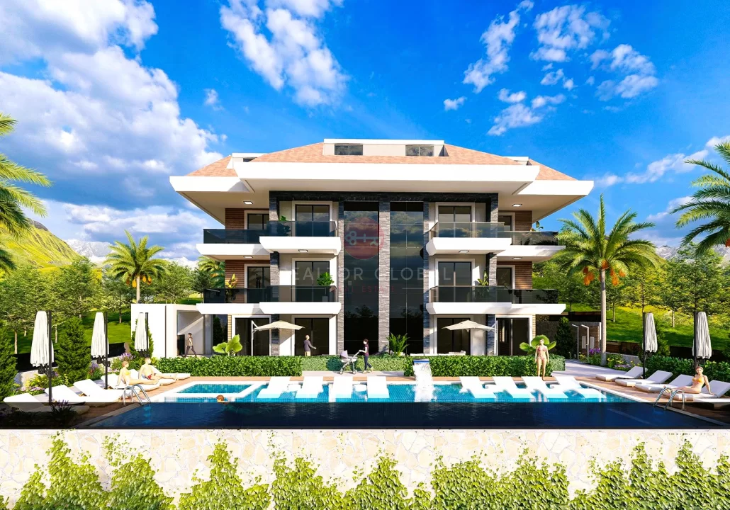 Obtain Today Citizenship Invest in Gracious And Modern Apartments For Sale in Alanya