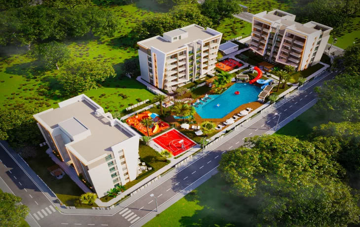 Glamorous New Real Estate Profitable New Apartments For Sale in Antalya