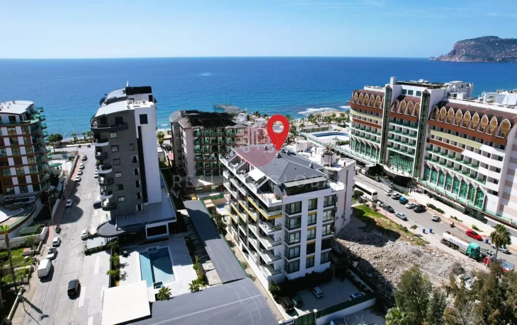 Visualize Living Near The Beautiful Beaches, A Deluxe Furnished Apartment For Sale in Alanya