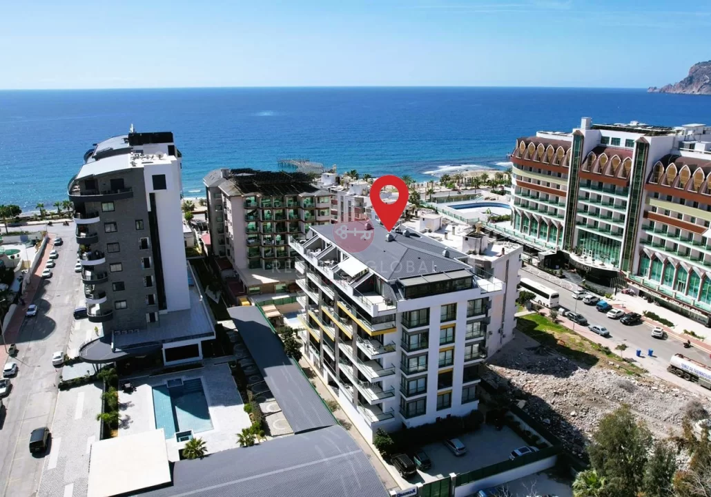 Visualize Living Near The Beautiful Beaches, A Deluxe Furnished Apartment For Sale in Alanya