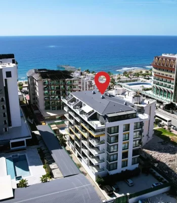 Visualize Living Near The Beautiful Beaches, A Deluxe Furnished Apartment For Sale in Alanya